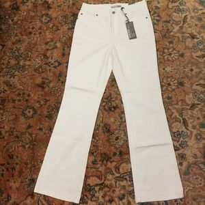 Chicos Platinum White Jeans